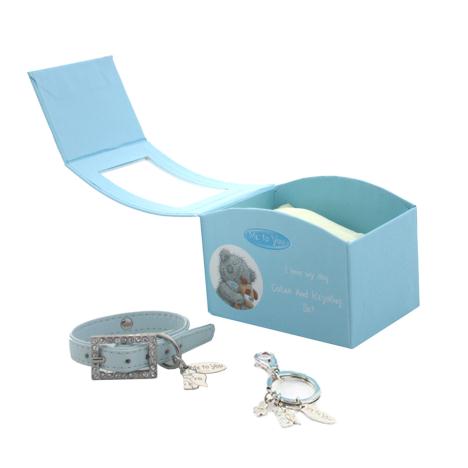 Small Me to You Bear Dog Collar & Keyring Set £6.25